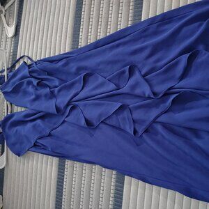 Blue and silver dress